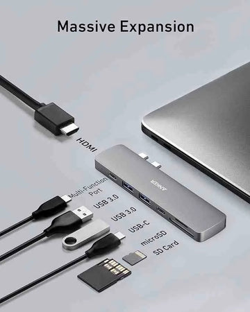 Anker PowerExpand Direct 7-Port USB 3.0 Type-C Hub for MacBook