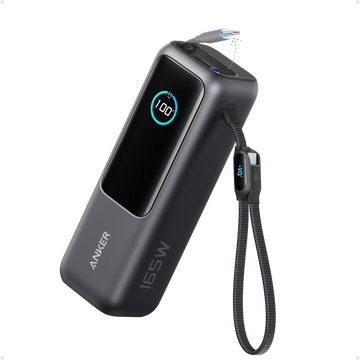Electle Laptop Power Bank (25K, 165W, Built-In and Retractable Cables)